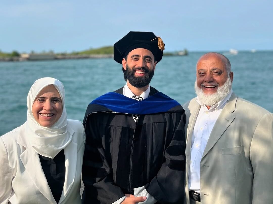 Dr. Ahmad Deeb with his family