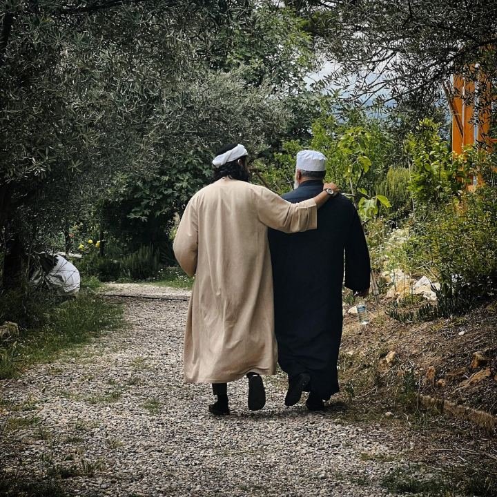 Dr. Ahmad Deeb walking
